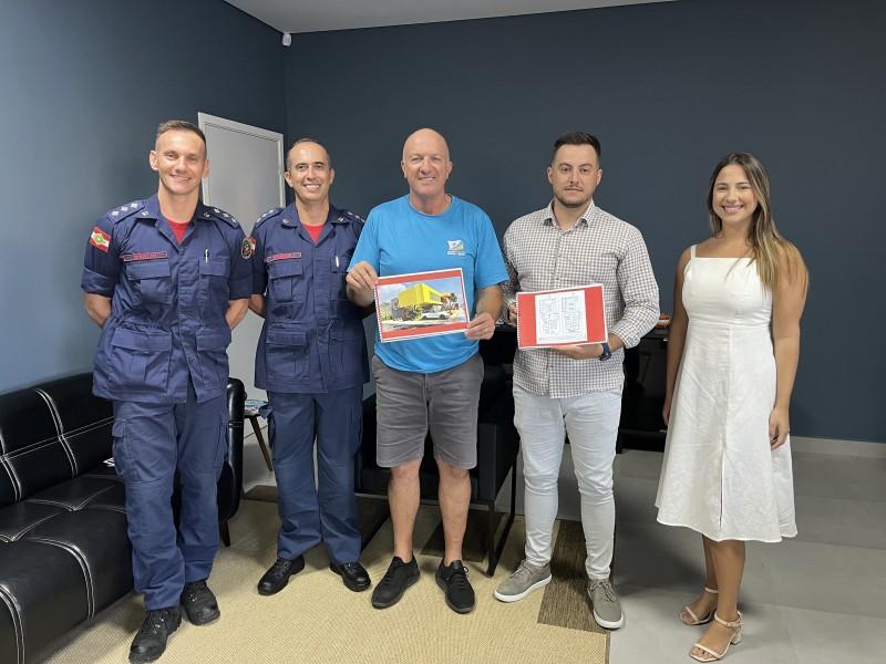Projeto para implantação de quartel do Corpo de Bombeiros em Balneário Arroio do Silva é apresentado
