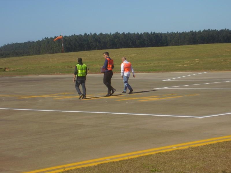 TAM realiza vistoria no Aeroporto Regional de Jaguaruna 
