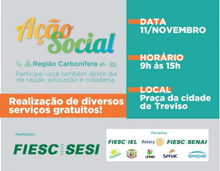 Em Treviso, Sesi oferta ações gratuitas em saúde e recreação 