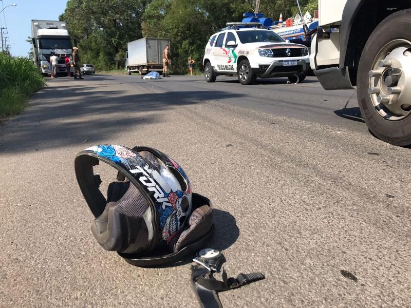 Motociclista morto em acidente era morador de Criciúma e estava indo trabalhar 