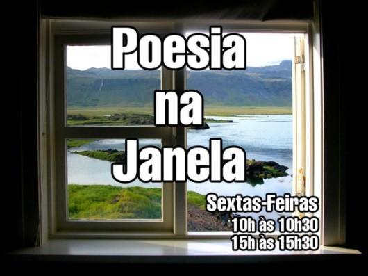 Poesia na Janela, um privilégio, em Criciúma, a partir da próxima semana