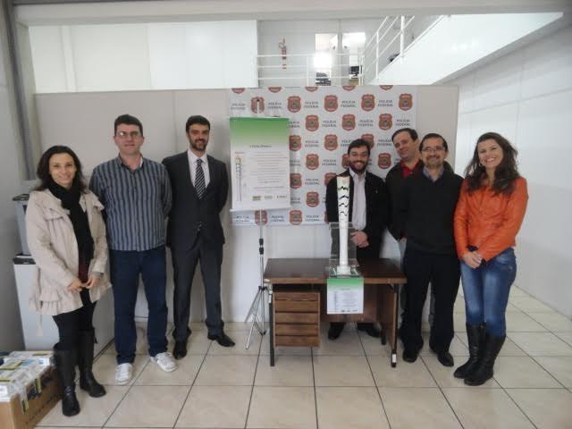 Tocha Olímpica chega na Polícia Federal