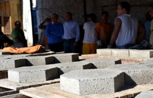 Fábrica de lajotas do presídio Santa Augusta é reativada 
