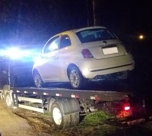 Veículo tomado de assalto em Criciúma é recuperado pela PM 