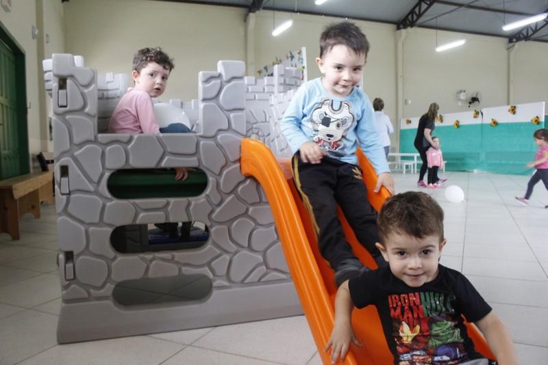 Crianças do CEI Sonho Mágico voltam às atividades em Forquilhinha
