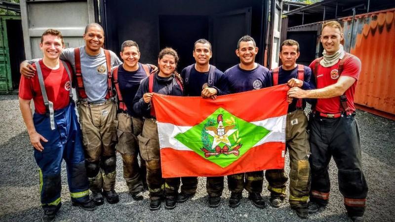 Bombeiros de Santa Catarina participam de curso na Colômbia