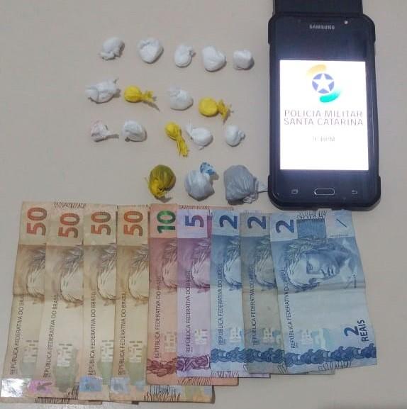 Casal é detido por tráfico de drogas em Criciúma