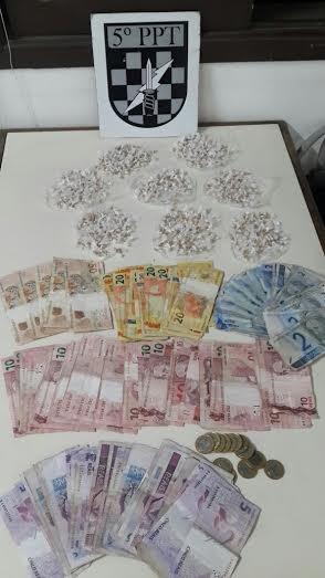 PM apreende 824 pedras de crack prontas para a venda