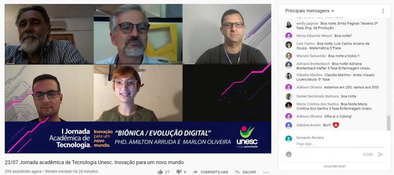 Biônica e Evolução Digital na Jornada acadêmica de Tecnologia da Unesc
