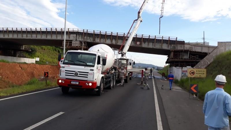 Viaduto sobre a Via Rápida: governo de Criciúma deve receber verba do Estado e finalizar obra 