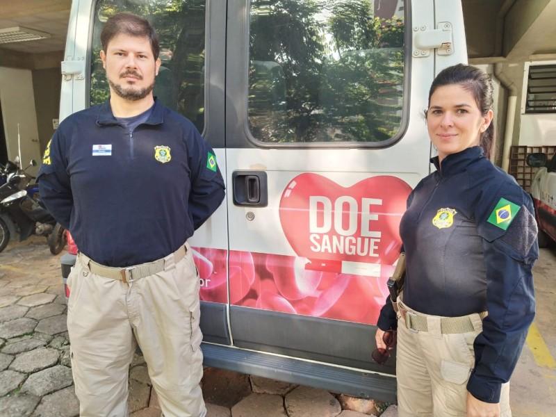Desafio Sangue Solidário: PRF de Santa Catarina participa da ação que acontece em todo país 
