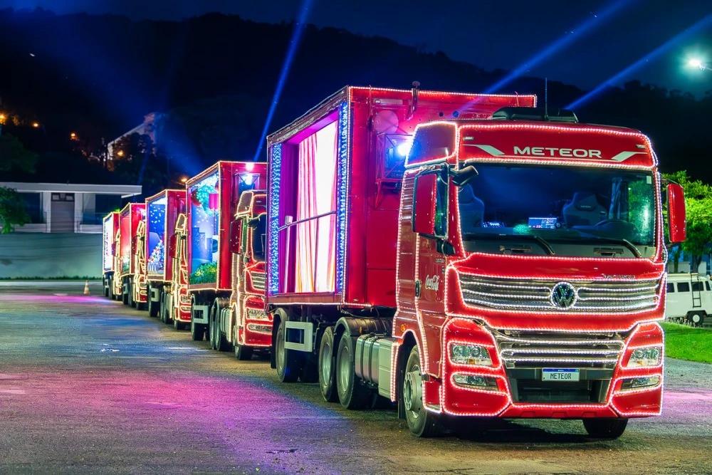 Caravana de Natal da Coca-Cola passará por Criciúma na próxima semana