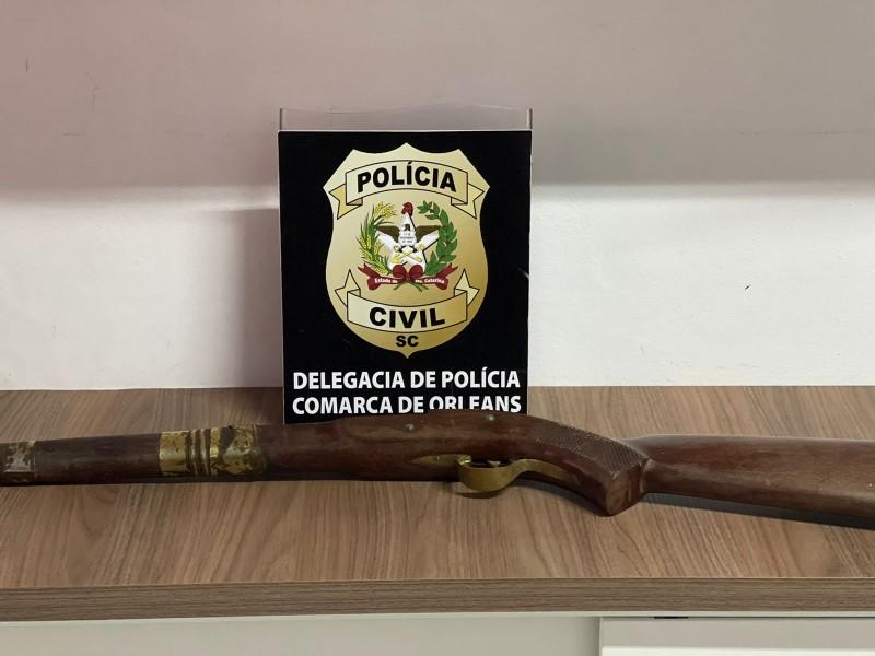 Polícia Civil prende suspeito de ameaçar proprietário de estabelecimento com espingarda