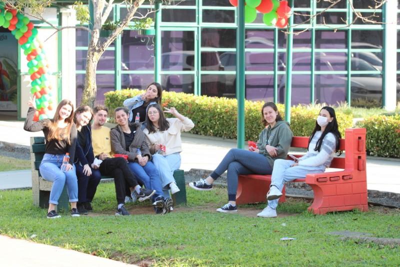 Volta às aulas: Unesc faz recepção calorosa aos acadêmicos