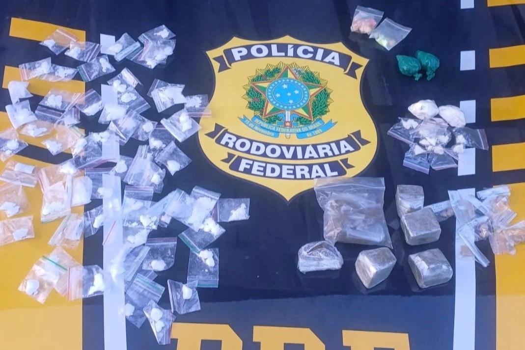 BR-101: PRF apreende drogas que tinham como destino o Sul de SC