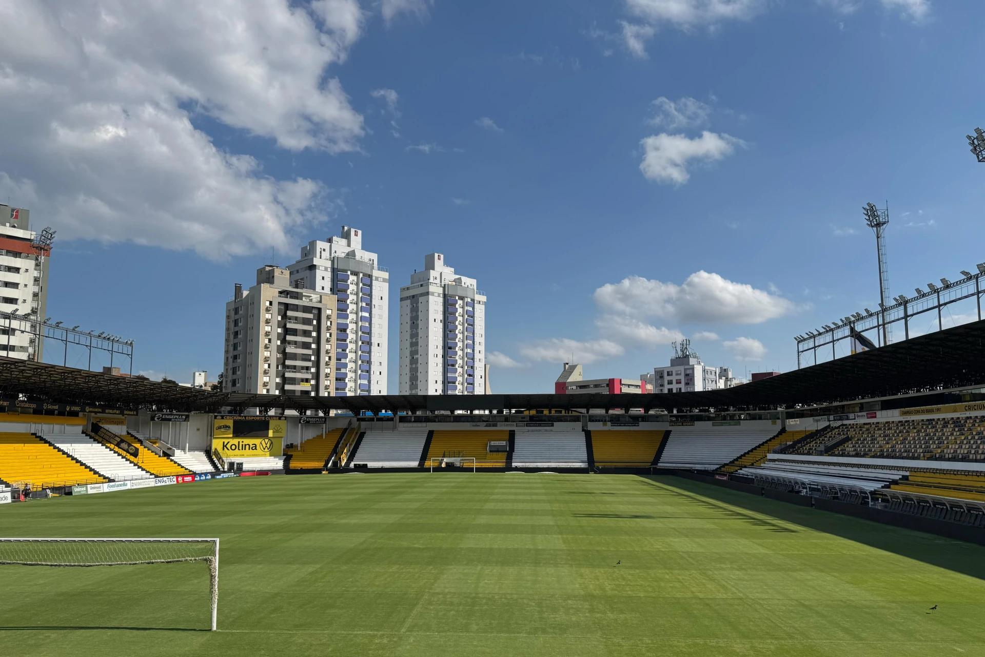 Ingressos, biometria e horários: veja o serviço de jogo para Criciúma e Caravaggio