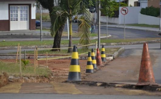 Trânsito é alterado no trevo do São Luiz