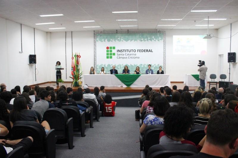 Solenidade marca o aniversário de nove anos do Câmpus Criciúma do IFSC 