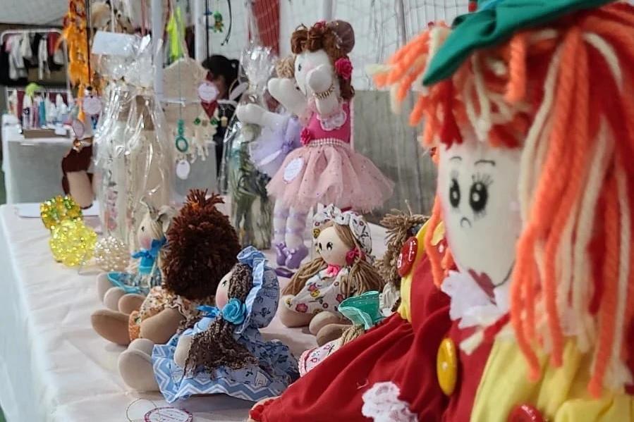 Feira busca dar destaque para mulheres artesãs e empreendedoras em Criciúma