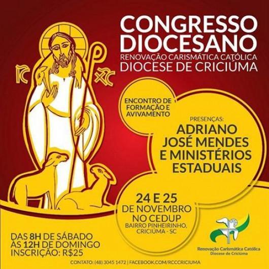 Congresso Diocesano será realizado neste fim de semana