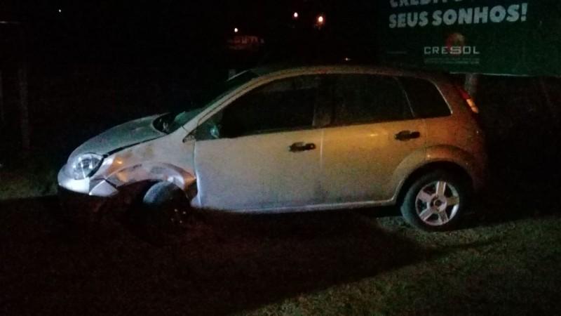 Motorista embriagado causa acidente na SC-435 em Armazém