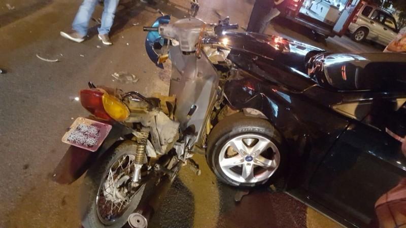 Colisão mata jovem com 21 anos e deixa adolescente em estado grave