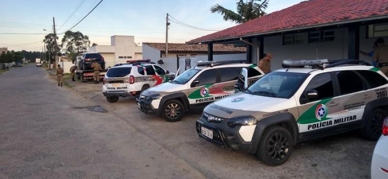 Perseguição inicia em Araranguá e termina com pelo menos um preso