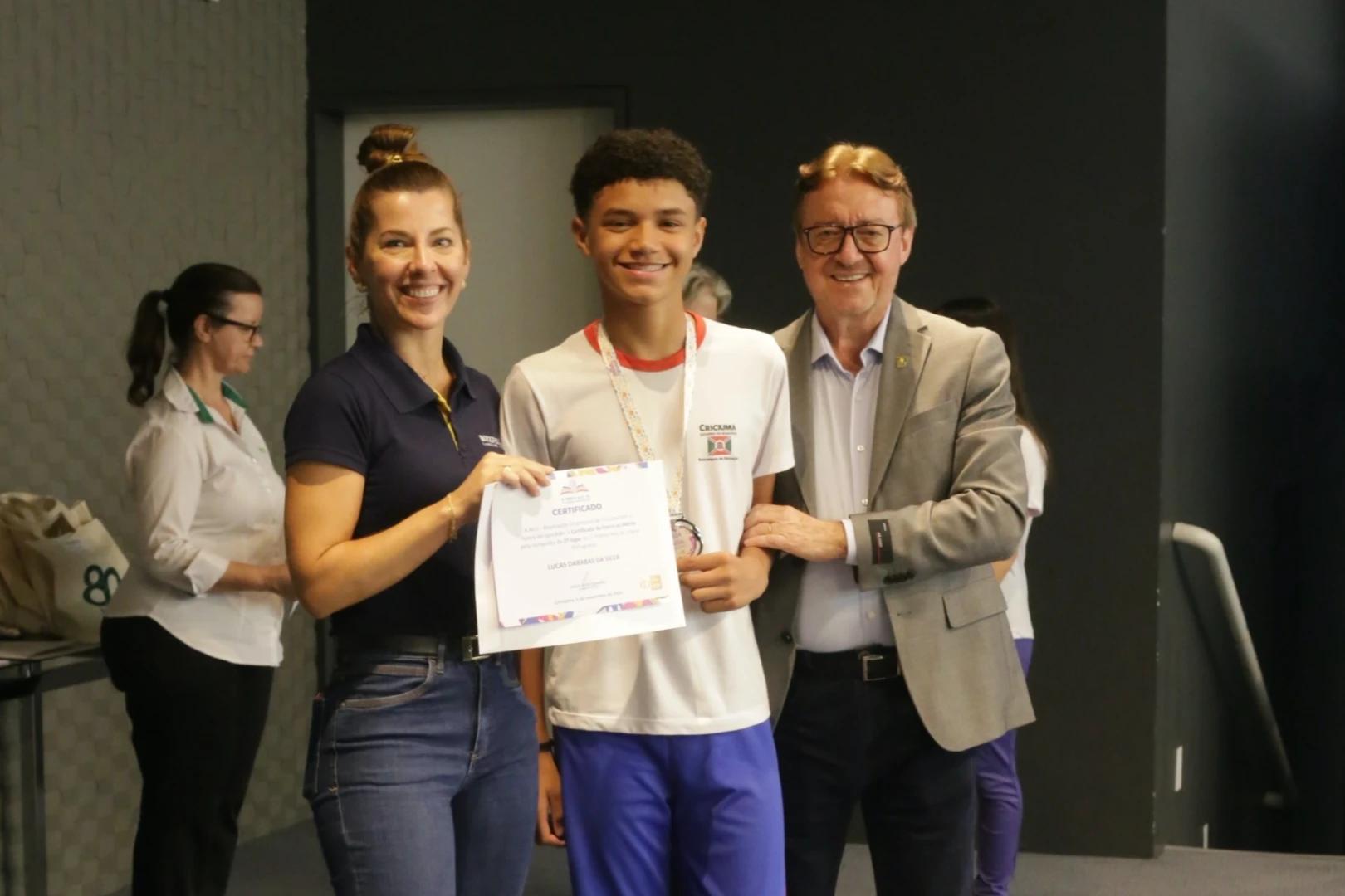 Estudantes da Rede Municipal de Criciúma conquistam medalhas no Prêmio Acic de Língua Portuguesa