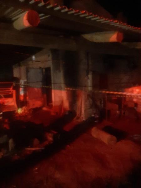 Estufa de fumo pega fogo em São João do Sul