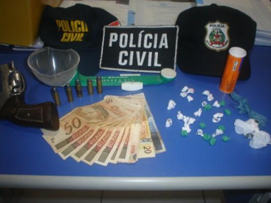 Trio preso por tráfico na região de Araranguá