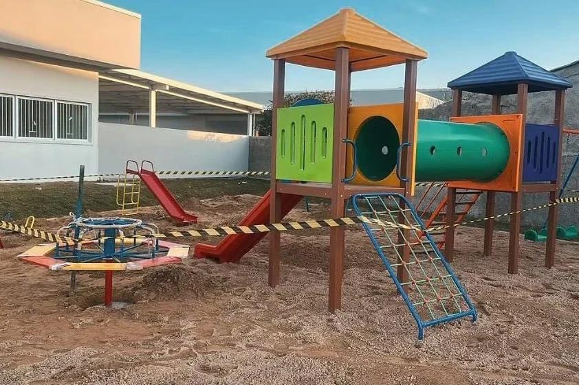 Escorregador é furtado de parque infantil em Morro da Fumaça