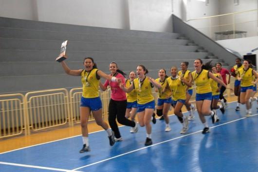 As meninas de ouro do handebol