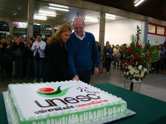 Homenagem a ex-reitores nos 43 anos da Unesc