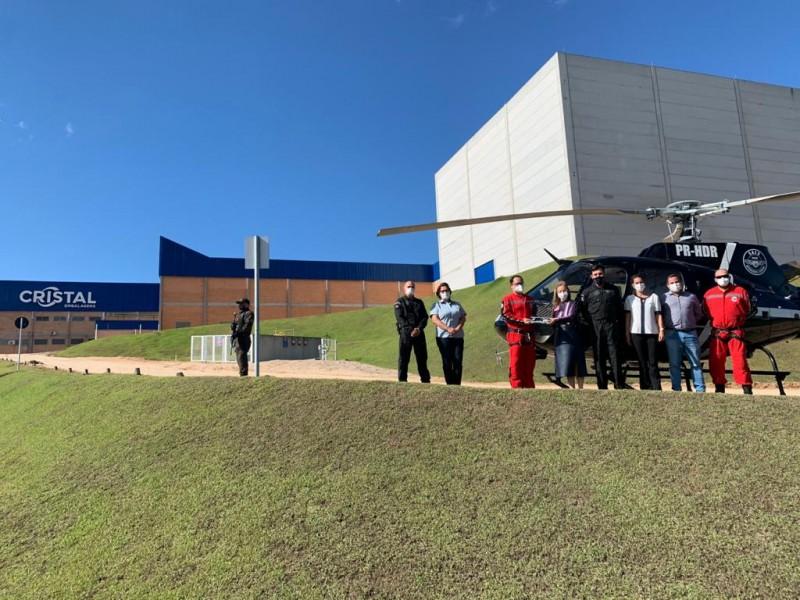 Saer recebe doação de aparelho para ajudar a salvar vidas