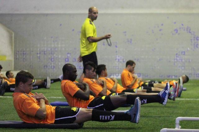 Dia de treino físico para o grupo tricolor