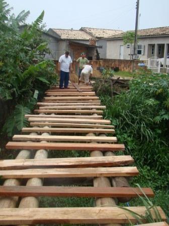 Bairro Naspolini, em Morro da Fumaça, recebe novo pontilhão