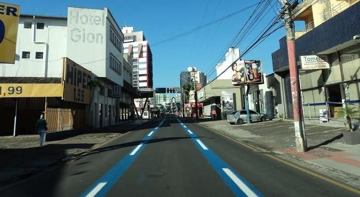 Faixas do Anel Viário Central de Criciúma são revitalizadas 