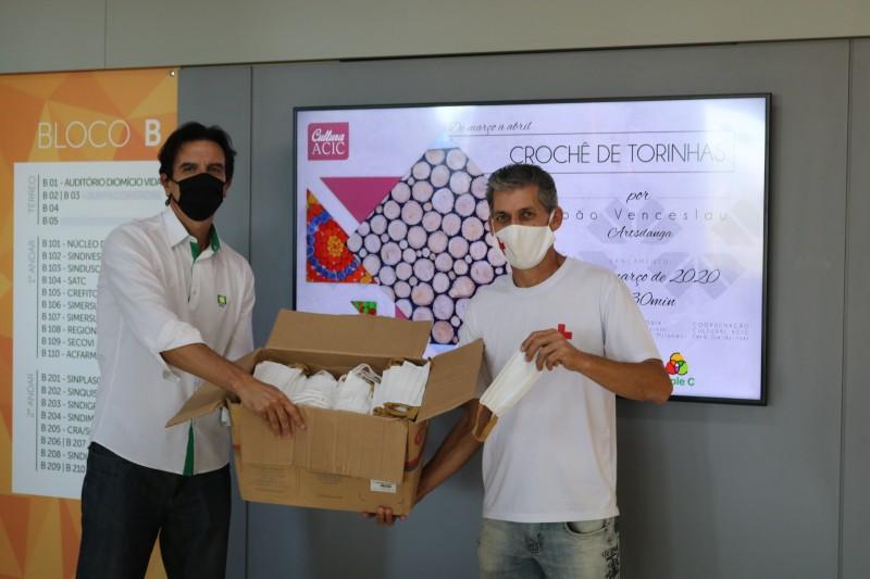 Hospital São José recebe a doação de mil aventais