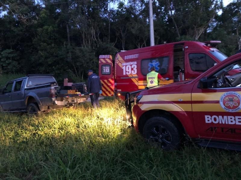Idoso fica ferido ao cair de árvore em Urussanga
