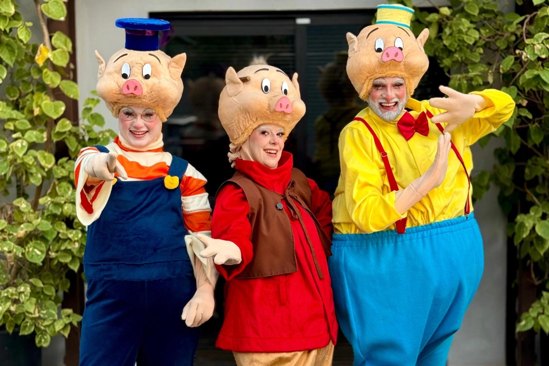 Criciúma recebe espetáculo infantil 'Os 3 Porquinhos' neste domingo