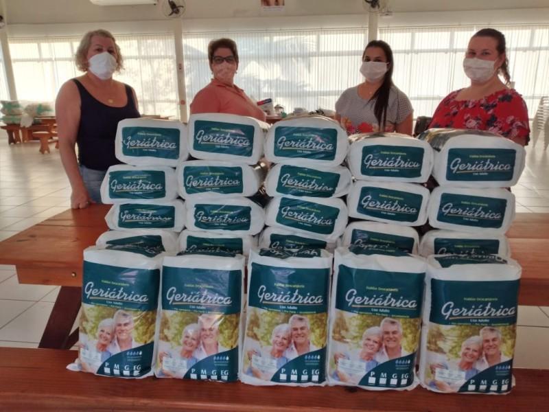 Mais de 500 fraldas descartáveis são produzidas e doadas em Treviso