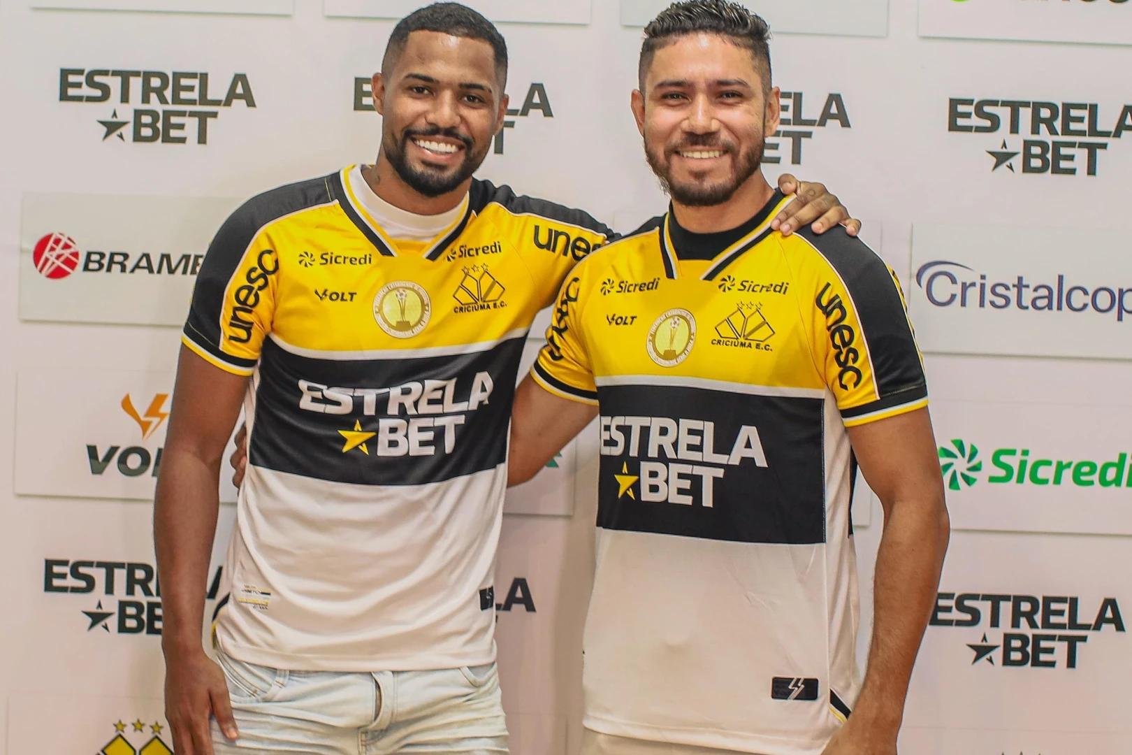 Atacantes são apresentados e falam sobre Série B e estrutura do Criciúma
