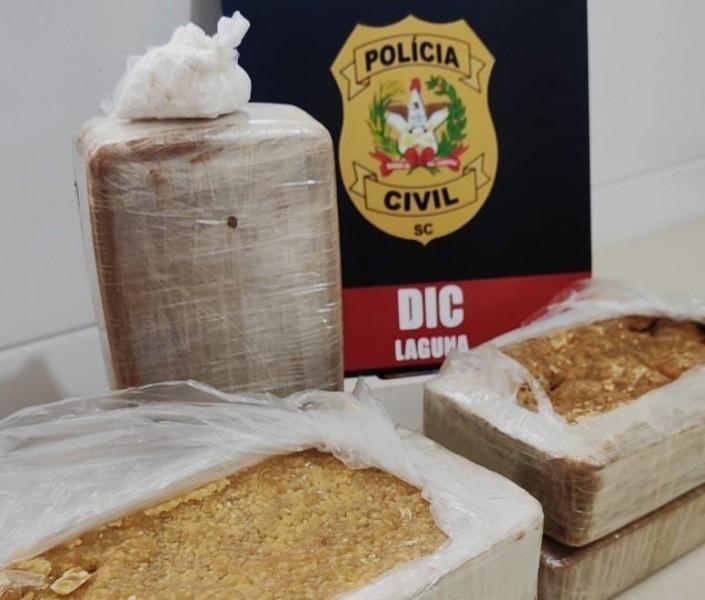 Polícia Civil apreende tabletes de crack avaliados em R$ 255 mil