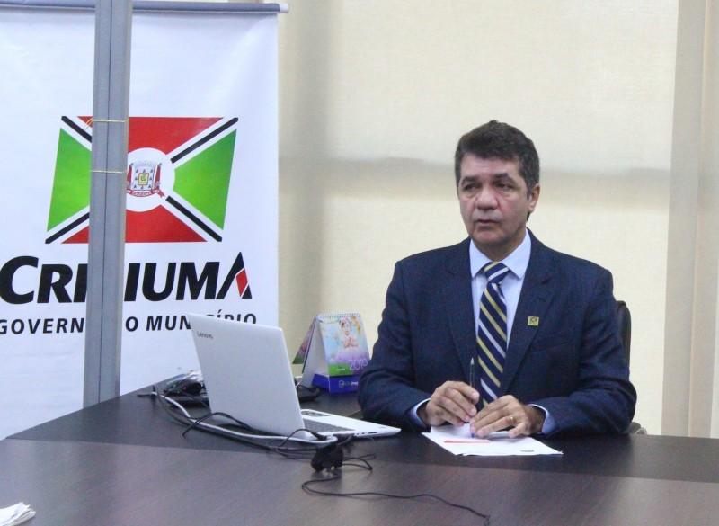 Clésio Salvaro entra de licença, e Ricardo Fabris assume a Prefeitura de Criciúma nesta quarta