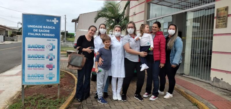 Mais de 400 pessoas são vacinadas contra gripe e sarampo em Siderópolis
