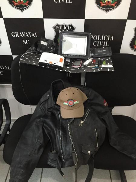 Polícia localiza criminoso e objetos furtados em empresas