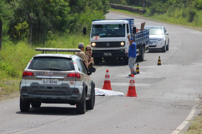 Motociclista de 66 anos morre após acidente em Siderópolis