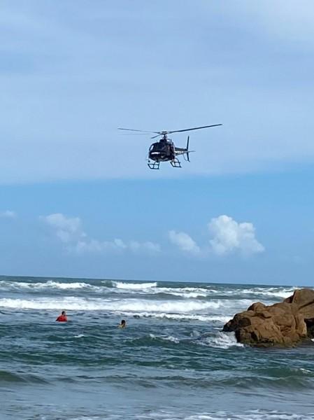 Banhista desaparece após arrastão em Praia Grande