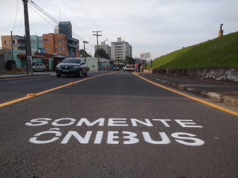 Ônibus amarelinhos e expressos já realizam o novo trajeto em Criciúma 