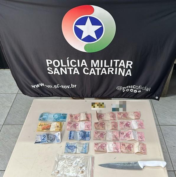 Homem é preso em flagrante por tráfico de drogas no Terminal da Próspera em Criciúma